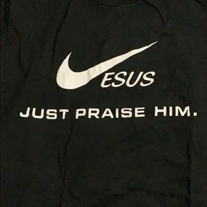 Jesus, Just Praise Him Black Tee